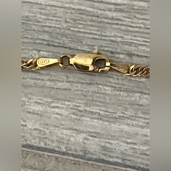 Vintage Estate 14k Yellow Gold Necklace - Picture 8 of 9